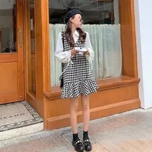 하운드 민소매 데일리 투피스 치마 클래식 세트 봄가 (KYR-WFH5VVR)