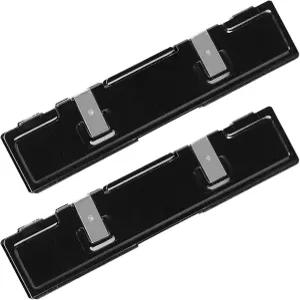 uxcell 2Pcs 알루미늄 메모리 히트싱크 심 DDR 히트 스프레더 쿨러 냉각 RAM 블랙