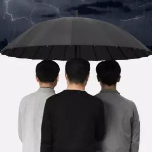 대형 장우산 소나기 눈올때 우박 킹스맨 우산 2 3인용 (WFJSE4J)