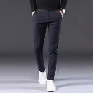 [모로엠]신사 세련된 체크 패턴 일자 슬랙스 ON-SLA-QWFFVE8N