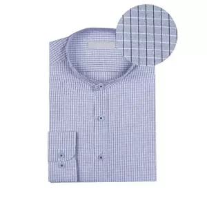 [모로엠]남성 차이나넥 잔체크 슬림 셔츠 ON-SHA-QWFL93NF