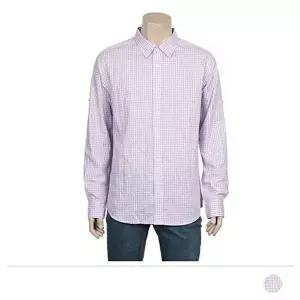 [모로엠]크링클 패턴 체크 남성 롤업 셔츠 ON-SHA-QWFL92VG