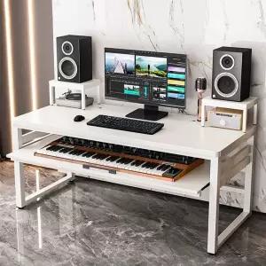건반 컴퓨터 피아노 미디테이블 작업용 책상 미디