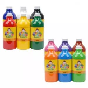 [하프클럽/알티피아]키즈 핑거페인트 1000ml 6색 세트