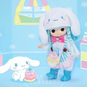 유치원여아 시나모롤모자 꼬마 미미인형 크리스마스 아담한