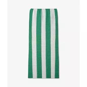 [써네이]하이웨스트 스트라이프 미디 스커트 화이트 그린 150319769