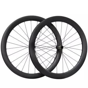 휠셋 스포크 튜브리스 로드 휠 기어 수제 도로 림 허브 타이어 바퀴 휠셋