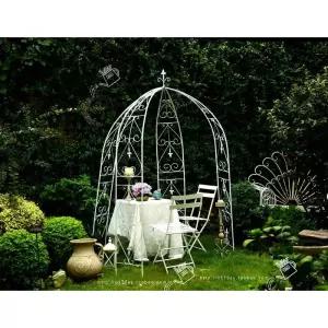 장미 지지대 정원 펜스 아치돔 아치 장식 가든 원예 철제 웨딩 랙 덩굴 아치형