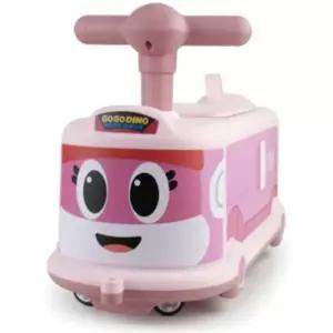 손녀 어린이날 핑크색 실내용 비키 붕붕카 선물 운전하는