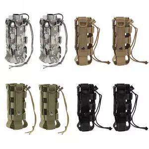 바이크 오토바이컵홀더 거치대 조정 가능 Molle 물병 가방 전술 밀리터리 야외 캠핑 하이킹 여행 드로 스트