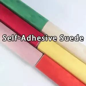 인조가죽시트지 가죽 수선패치  자체 접착 스웨이드 패브릭 랩 롤 자동차 내부 개조 소파 수리 벨벳 스티커