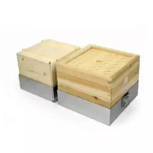 업소용만두찜기 우드그릇 나무 사각 채반 소 25cm