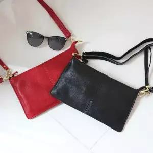 WL906 블루마운트 소가죽 슬림 미니 크로스백 클러치