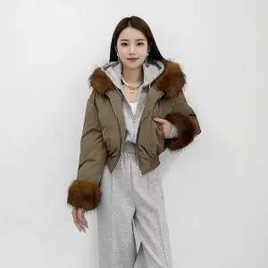 [하프클럽/금찌]금찌 키보 후드 퍼 패딩 JK7642