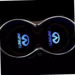 Q50 자동차 컵홀더 led 받침 플레이트