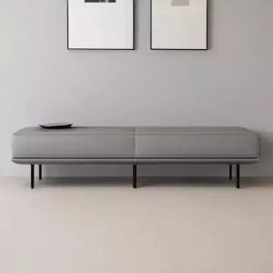 벤치형 소파 등받?는 PU피카키 PU 옷가게 로비 현관벤치