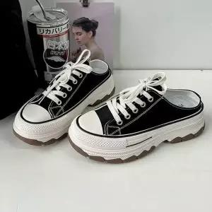 여성 키높이 뮬 스니커즈 운동화 통굽 WFGS3W1