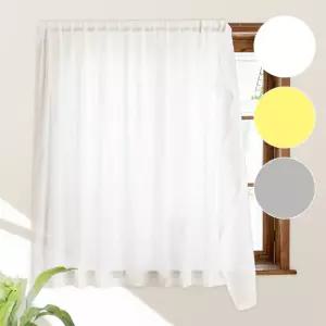 무타공 찍찍이 붙이는 커튼 주름 쉬폰커튼 창문커텐 거실커튼 가림막커튼