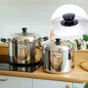 퀸센스 스텐 32cm 곰솥 3중바닥 설렁탕 해장국 곰탕 (WFK8UKH)