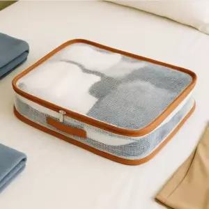 소형 압축파우치 여행용 압축팩 이불 정리함 가방 수납팩 (WFK6NJJ)