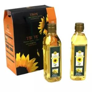 트로이 해바라기씨유 500ml x 2p 명절선물세트 추석선물 프리미엄 오일세트 대체출고