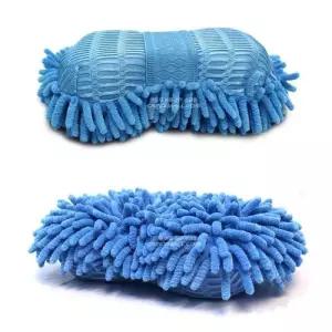 자동차 세차용 극세사 돌기 셔닐 스펀지 워시 미트 W7D40C5