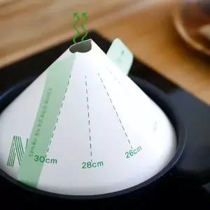 고품질 뚜껑 후라이팬 덮개 프라이팬 기름방지 종이커버 냄비뚜껑 (WFK6IBT)