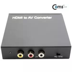 Coms HDMI 컨버터AV변환 HDMI to 3RCA디지털 아날 W7695EC