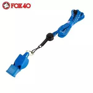 줄포함 미니 CMG 스포츠호각 호루라기 폭스 블루 (WFJ7T89)