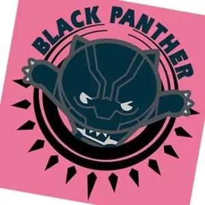 아크릴 물감 캐릭터 그리기 블랙팬서 디자인 20X20 가와이 아트 용품