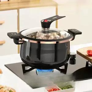 인덕션 저압 냄비 미니 압력솥 압력 찜솥 8L 진공 냄비 누룽지 가마솥 스텐 소형