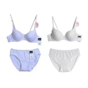 볼륨 도트 A컵 여성속옷 자연스러운 브라팬티 (WFK6OT8)