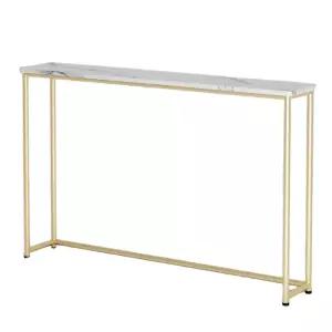 폭좁은테이블 틈새 긴 뒤 테이블 소파 침대 선반