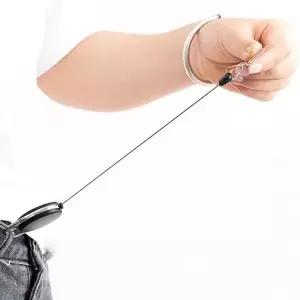 분실방지 와이어 키링 자동 리턴 릴타입 키홀더 (WFK9EN0)