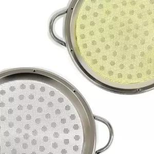 실리콘 깔판 채반 만두 떡 찜기 찜시트-흰색 360mm (WFK9SZ7)