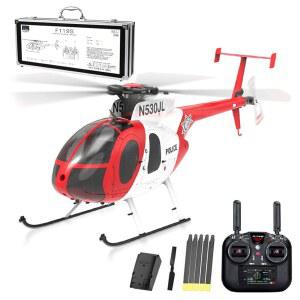 rcxperts YU Xiang F119S MD500 원격 제어 헬리콥터 1/16 2 4G 9CH 250 클래스 6축 자이로 밀리터리 RC 6G