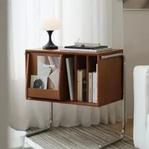 원목 레코드 진열대 체리색-소나무 조립식 장식장 수납 엘피장 먼동 레코드판 선반 단