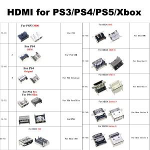 HDMI 잭 포트 소켓 인터페이스 커넥터 교체  플스호환 슬림 3000 4000  플스호환 프로 xbox호환 360 시리즈