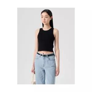 [국내매장정품] 에잇세컨즈 8SECONDS 베이직 민소매 니트 블랙 (324551LYB5) 324551LYB5 176751