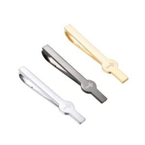 남성용 아시아니스 스트롱 타이 클립 독특한 스키니 블랙 실버 세트 주얼리 액세서리