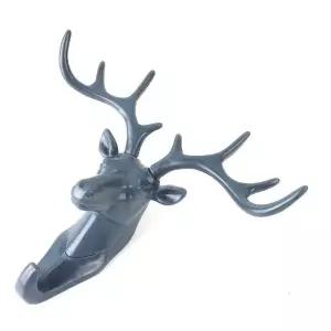 사슴뿔 인테리어 후크 열쇠 걸이 장식 현관 장식품 헌팅트로피 (WFK9NZD)