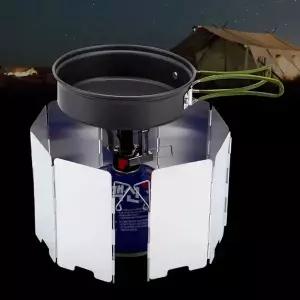 야외 취사 가스 스토브 바람막이 보호 커버 그릴 (WFK9FOH)