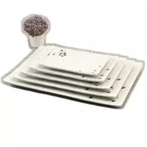 돌무늬직사각 고급접시 돌무늬직사각(M살구) DS-6865 (WFK9OJY)