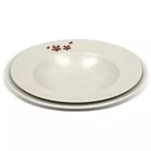 매트 면기 멜라민 그릇 동백전사매트파스타볼 G-0490 (WFK9PAT)