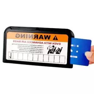 차량용 카드포켓 명함홀더 썬바이저 수납용품 다용도 포켓 (WFK9QQG)