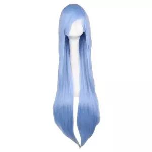 코스프레가발 하늘색 긴머리 가발 (WFK9ZMN)