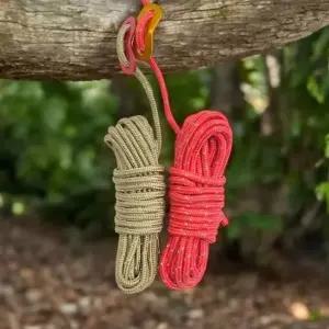 캠핑 로프 타프 스트링 4M 땅콩 스토퍼 포함 (WFKADOI)