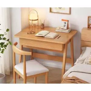 원룸 책상 1인용 작은 원목 공부 자취방 학생 데스크 미니 우드