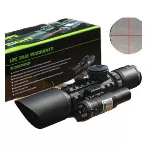 라이플스코프 랜턴 블랙 토트사이트 광학 레이저없음 메탈 레일