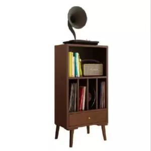 LP보관함 lp장 턴테이블 레코드 보관함 우드 엘피 진열대 선반